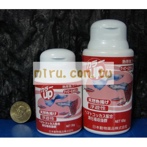 日本原裝 JPD 健康管理飼料(孔雀、日光燈、紅蓮燈)65g-揚紅色 SSS