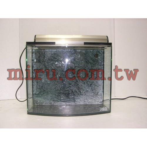 J&D高品質30CM海灣後濾缸(岩板型)(缸+電燈+馬達+濾材+岩板)