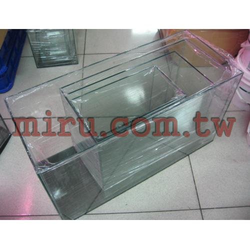 台灣製J&D高品質 4合一水晶缸(長30cm寬16cm高24cm)(各式魚缸可接受訂製)