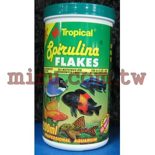 德比克Tropical 螺旋藻蔬菜薄片(1200ml)