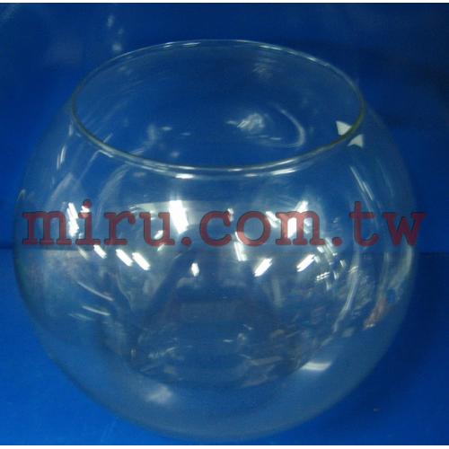 >圓球型玻璃魚缸(6")(易碎物品 無法寄送無法寄送 需自取)