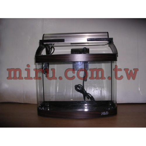 J&D高品質 34cm海灣ㄇ型缸(S)(缸+13WPL燈+60L外掛)