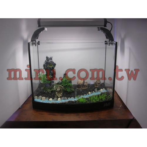 J&D高品質1呎海灣照景缸(缸+燈+過濾)