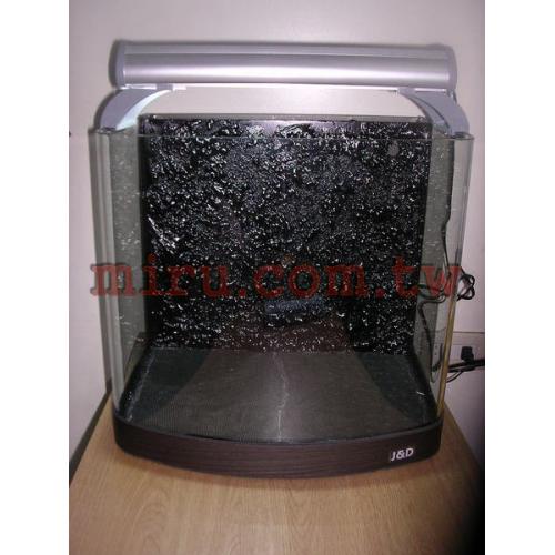 J&D高品質39CM海灣ㄇ型後濾系統缸+岩板 (缸+400L馬達+高級濾材+特製岩板+27WPL燈)