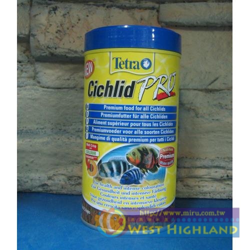 德國Tetra 慈鯛雙色脆片飼料500ml