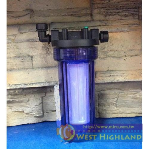 三胞胎 單道式增酸前置軟水10英吋胖胖瓶 