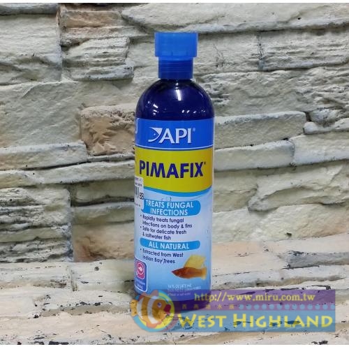 美國API魚博士 天然印度月桂葉水處理劑PIMAFIX(473ml) 