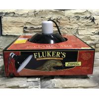 美國FLUKER'S 寵物爬蟲保溫燈座 夾燈L