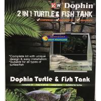 馬來西亞Dophin 生態缸 烏龜缸 烏龜魚同樂會造型缸38cm*38cm*33cm
