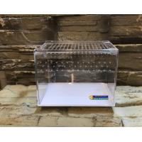 RepPark 磁吸式壓克力爬箱 磁吸式滑蓋 飼養盒 爬蟲 飼養小(20*15*15cm))