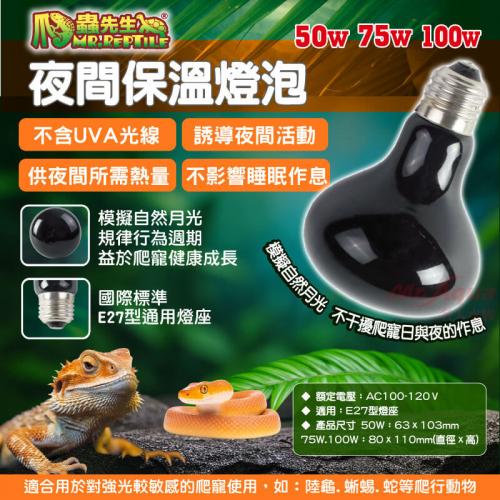 爬蟲先生 夜間保溫燈泡(100W)