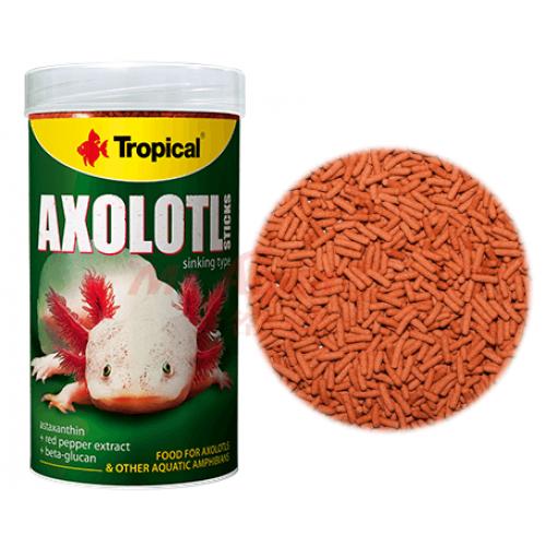 Tropical德比克 AXOLOTL STICKS六角恐龍 角蛙 底棲魚長條飼料250g