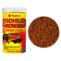 Tropical 龍魚專用飼料1000ml條狀)增艷型、中大型魚專用飼料(全新包裝)-大顆粒